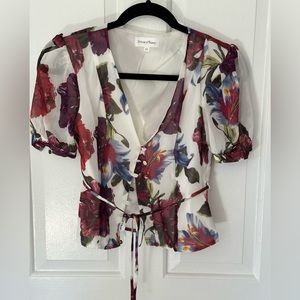 Privacy Please Delfina Top in Lilac Floral